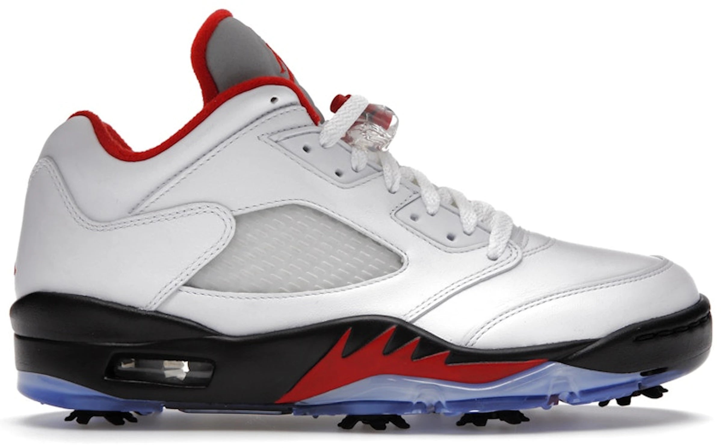 Jordan 5 Retro Low Golf Fire Red (Silver Tongue)