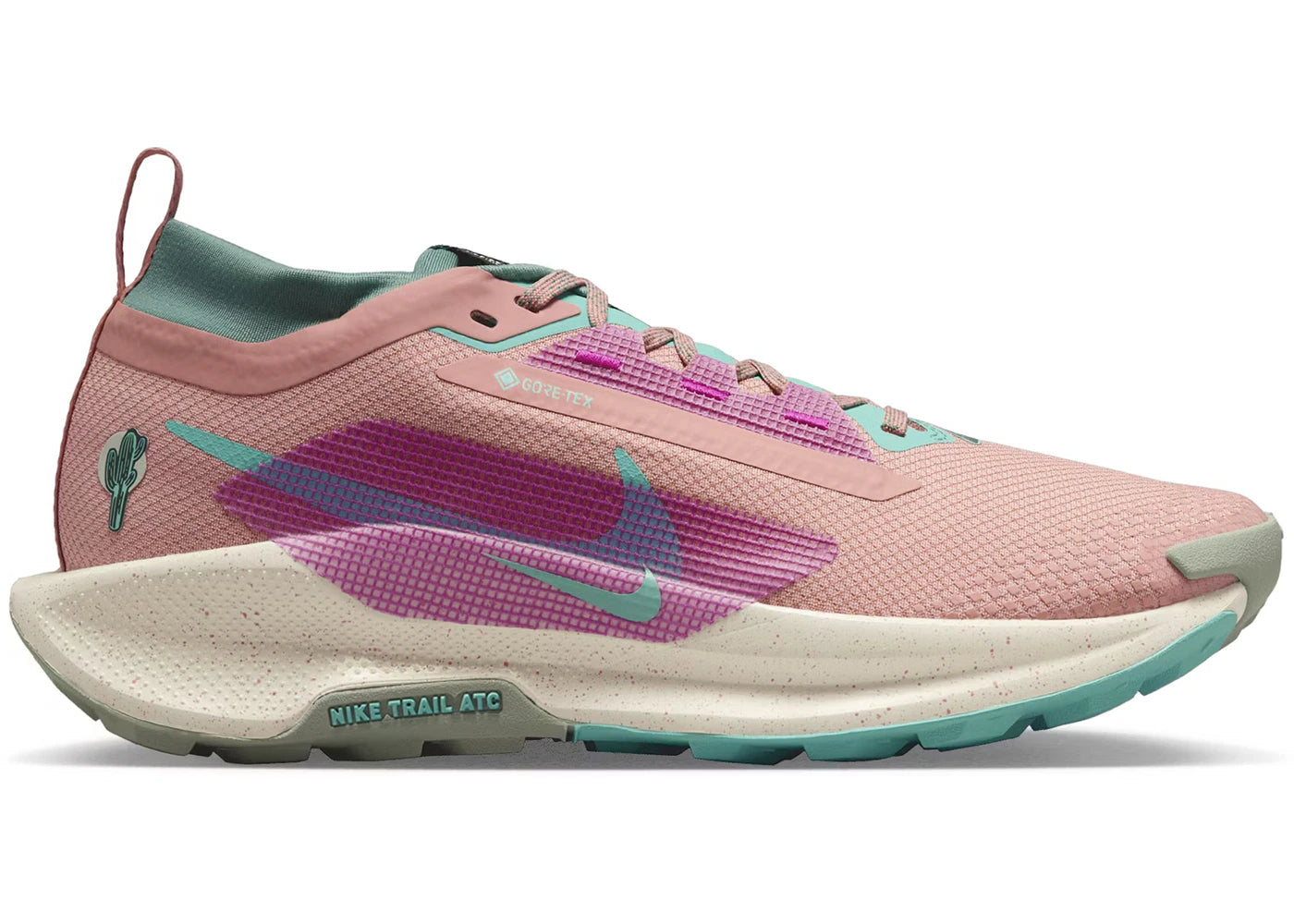 Nike React Pegasus Trail 5 Gore-Tex Red Stardust Green Frost (Women's)