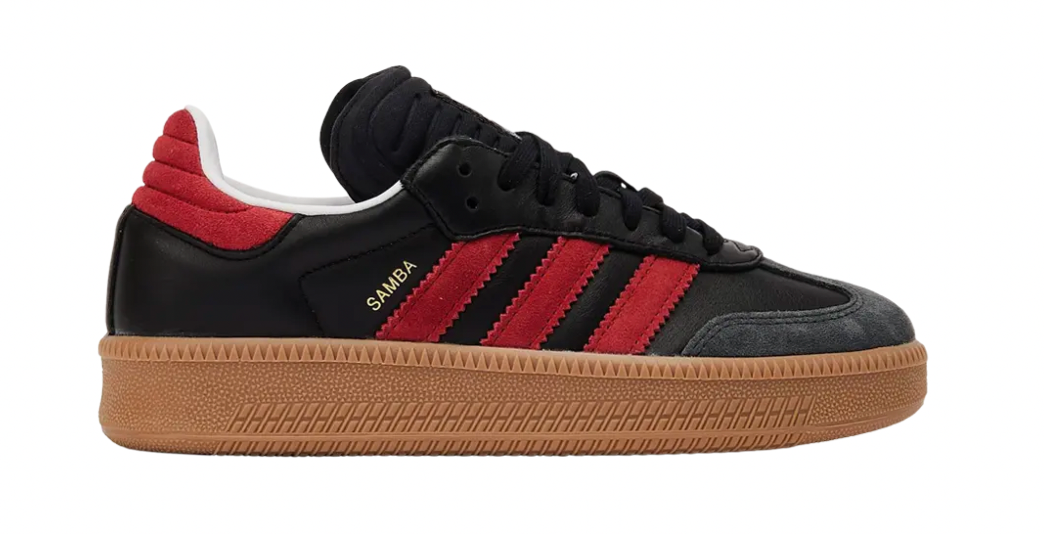 adidas Samba XLG K 'Core Black Scarlet' MENS