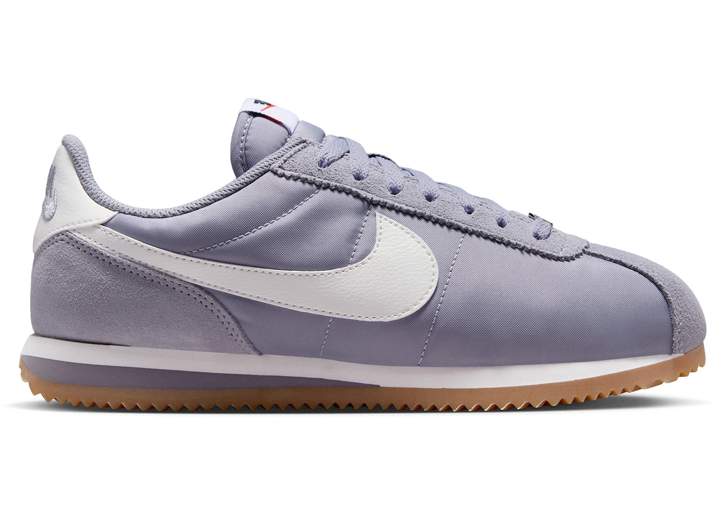 Nike Cortez Textile Cement Grey Gum Light Brown Safety Orange Sail (Women's)