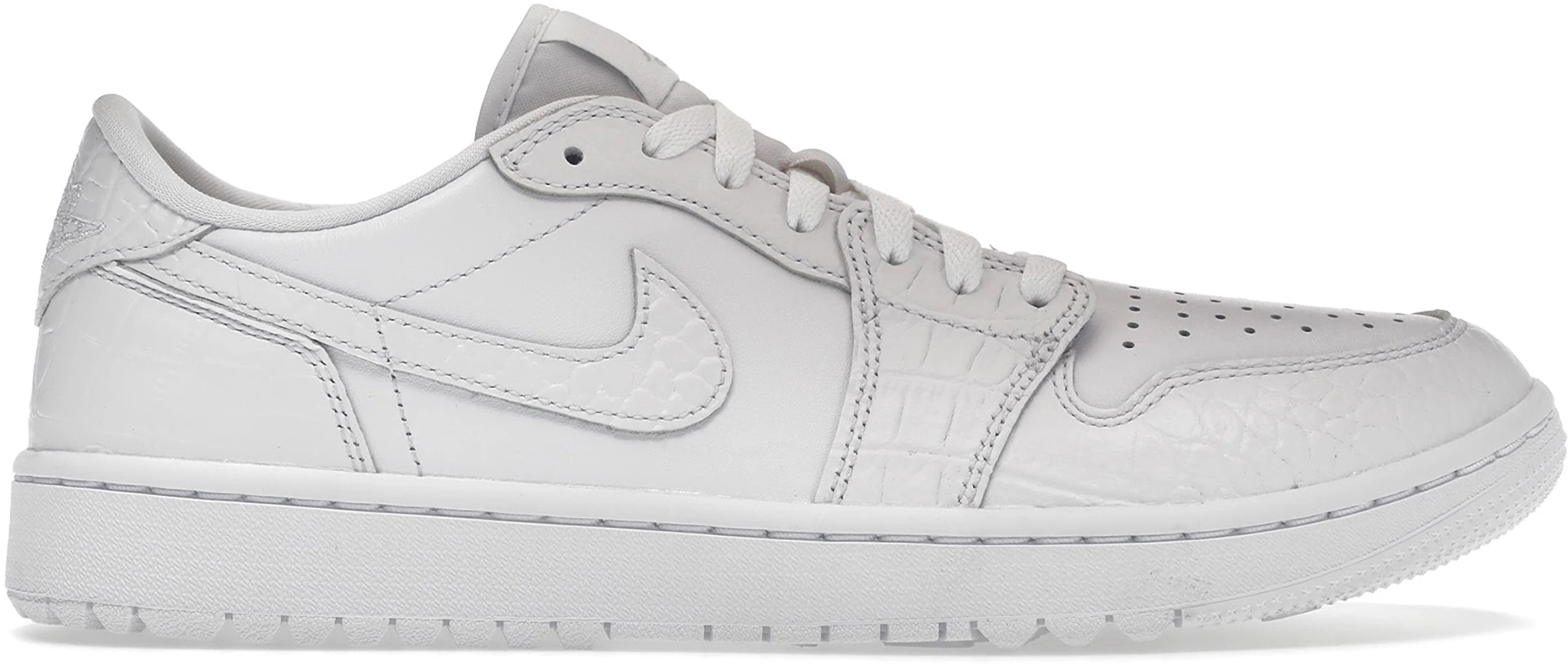 Jordan 1 Retro Low Golf White Croc