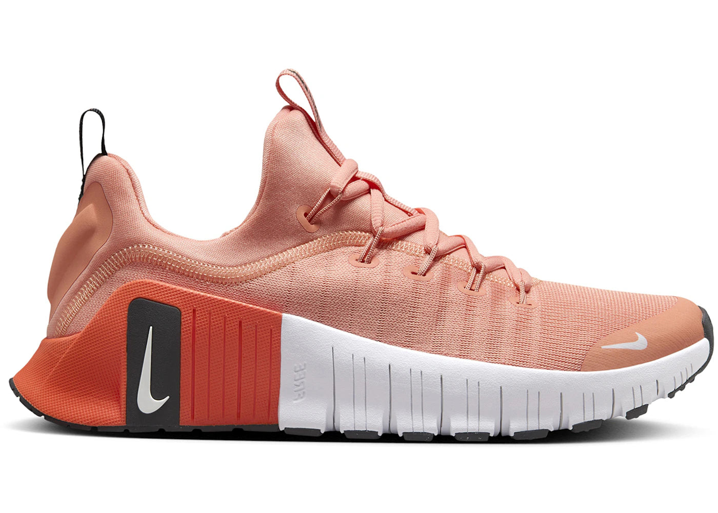 Nike Free Metcon 6 Apricot Agate Turf Orange Black White (Women's)