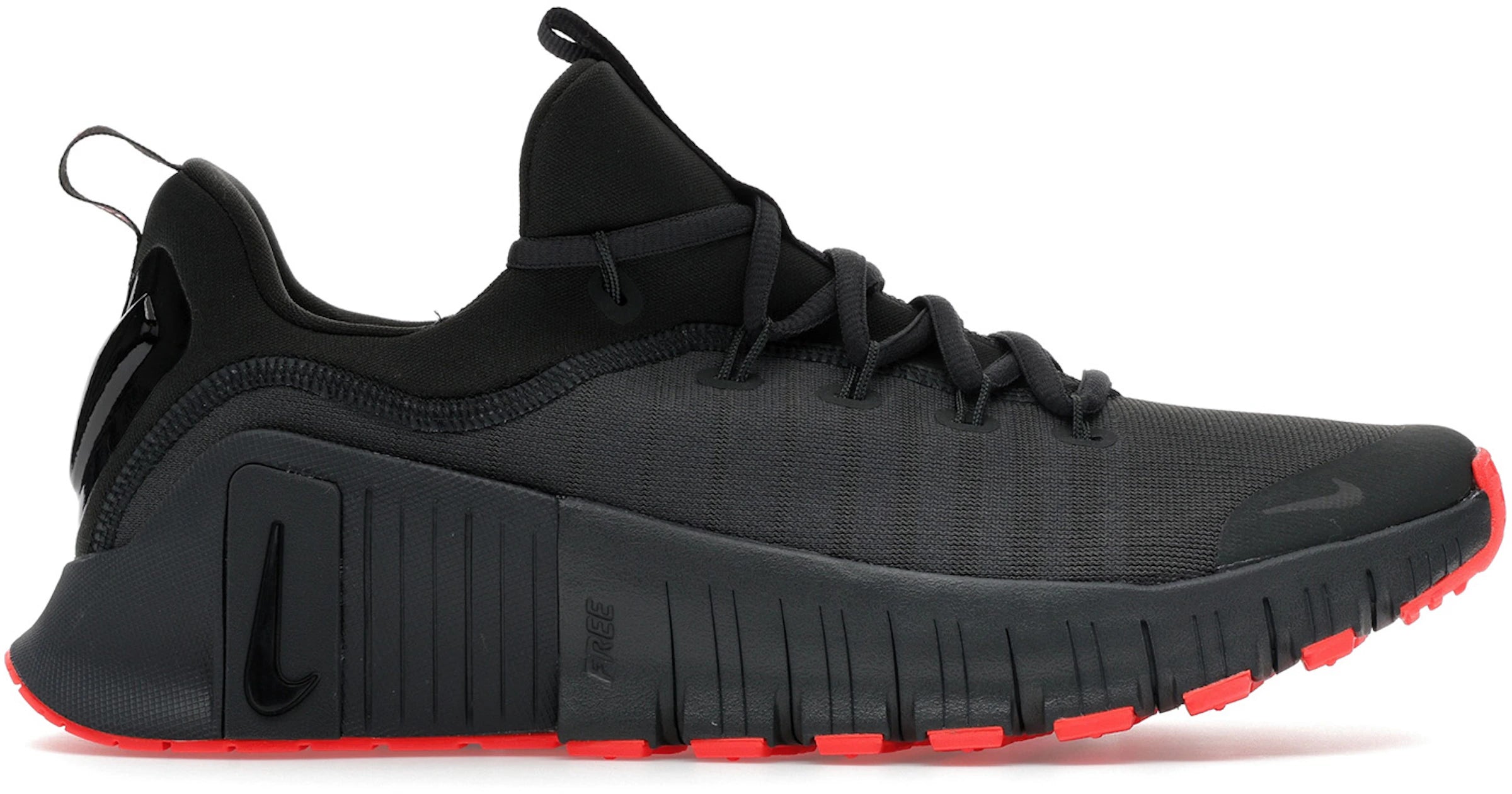 Nike Free Metcon 6 Dark Smoke Grey Bright Crimson