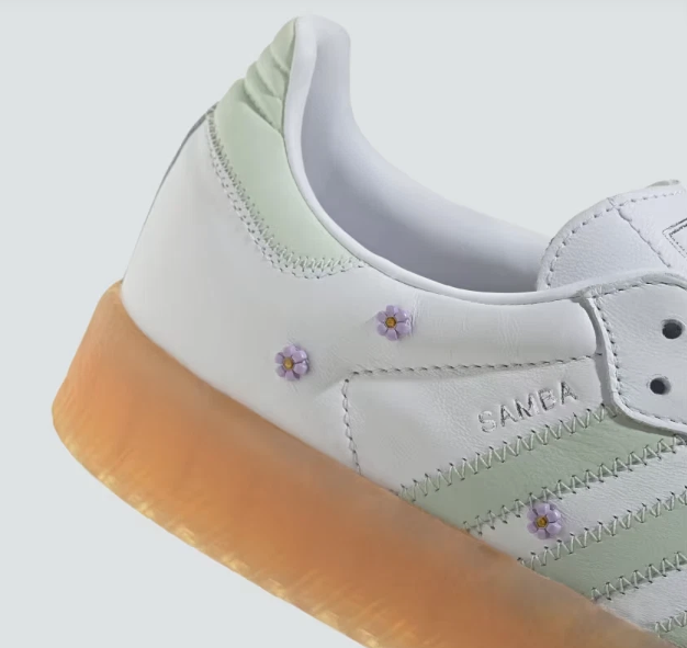 adidas Sambae Floral White Linen Gum (Women's)