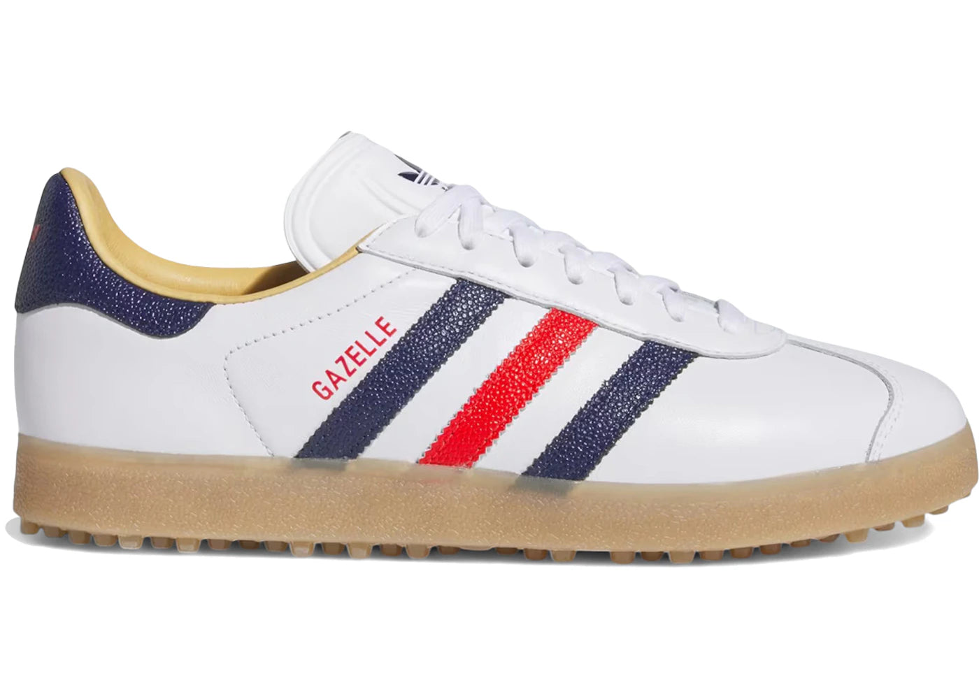 adidas Gazelle Leather Spikeless Golf White