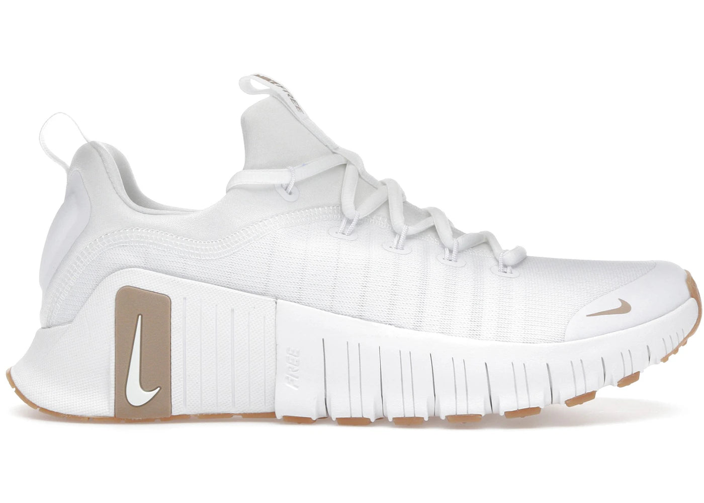 Nike Free Metcon 6 White Gum Light Brown Hemp