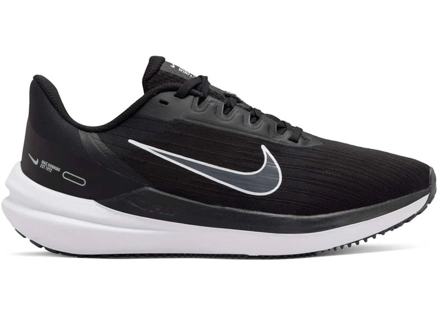 Nike Air Winflo 9 Black Dark Smoke Grey (Women's)