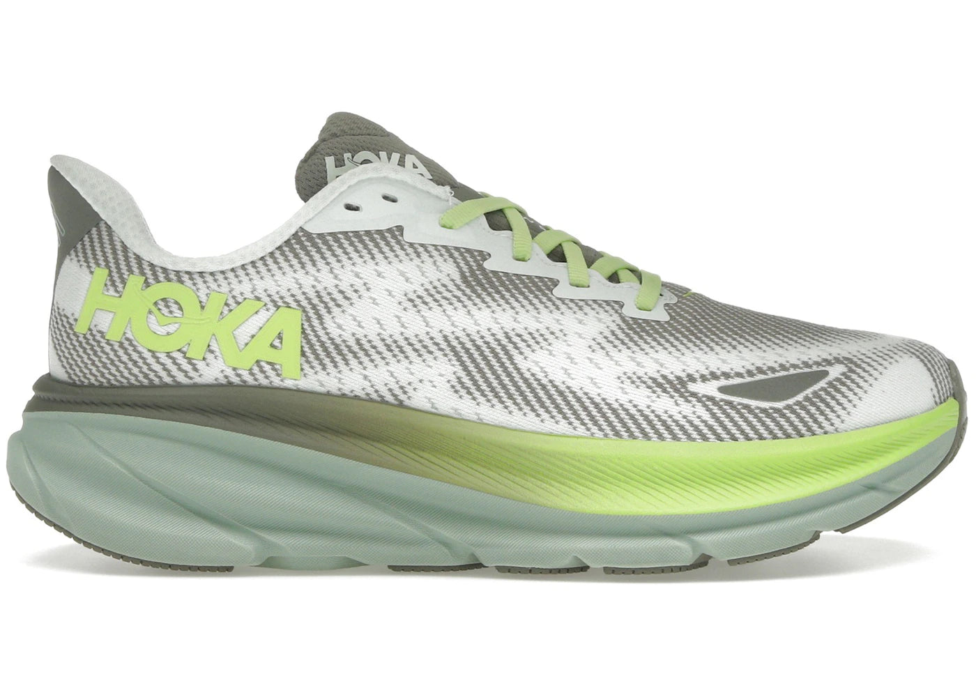 Hoka One One Clifton 9 Gore-Tex Slate Aloe Vera