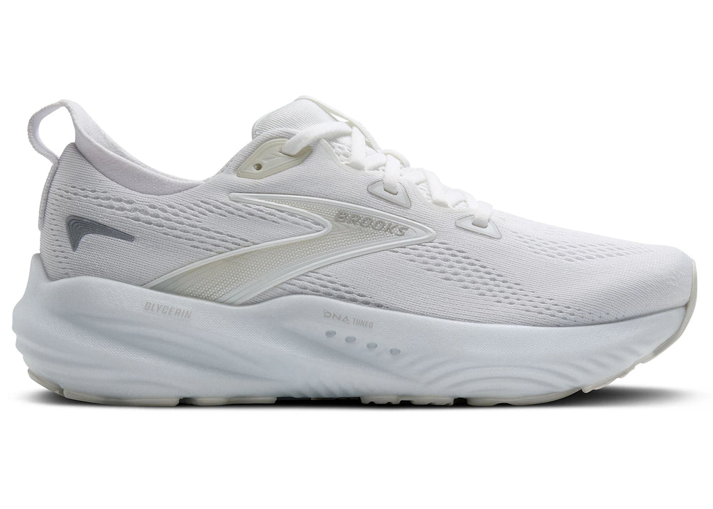 Brooks Glycerin 22 White Grey (Women's)