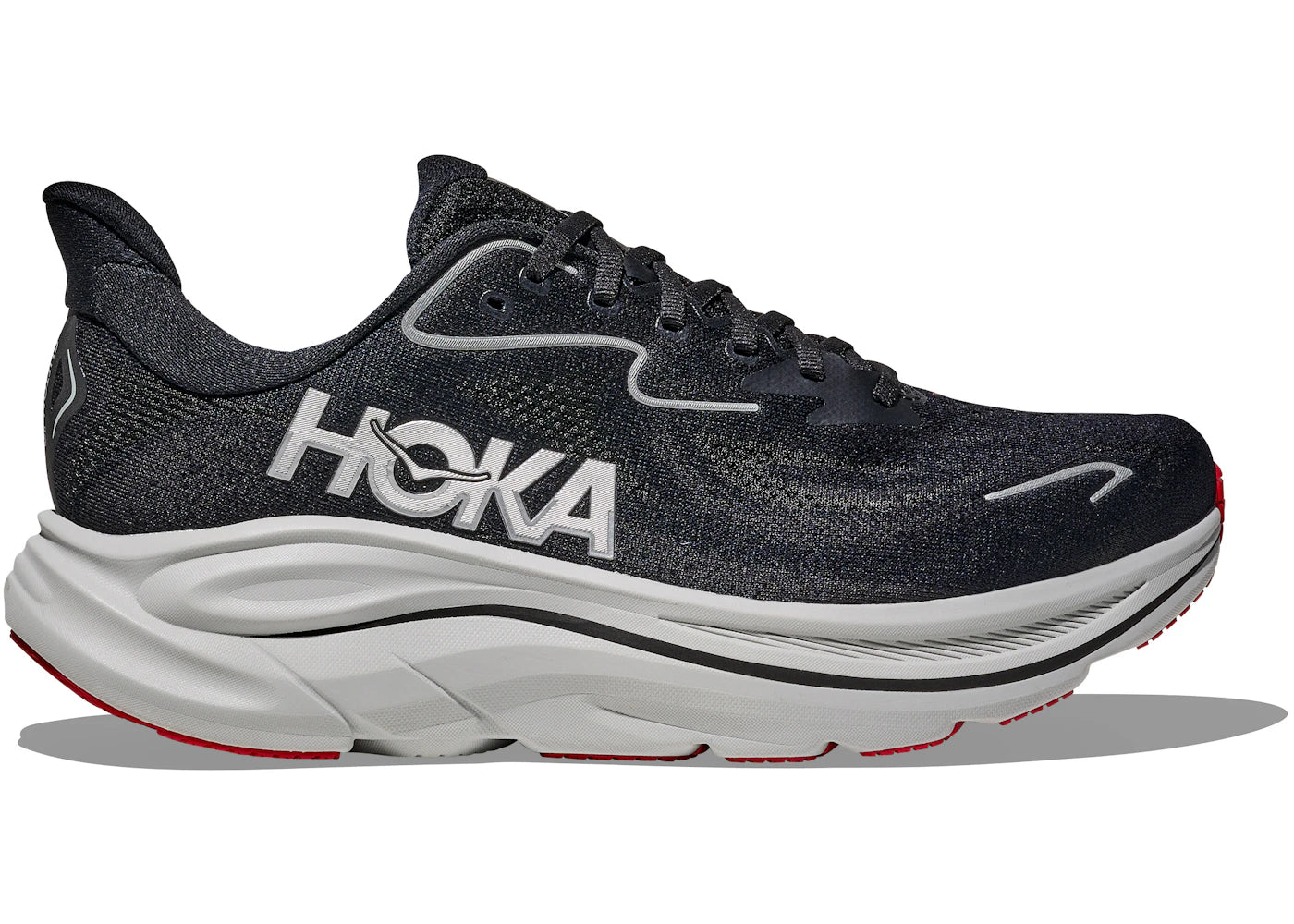 Hoka One One Clifton 10 Black Silver