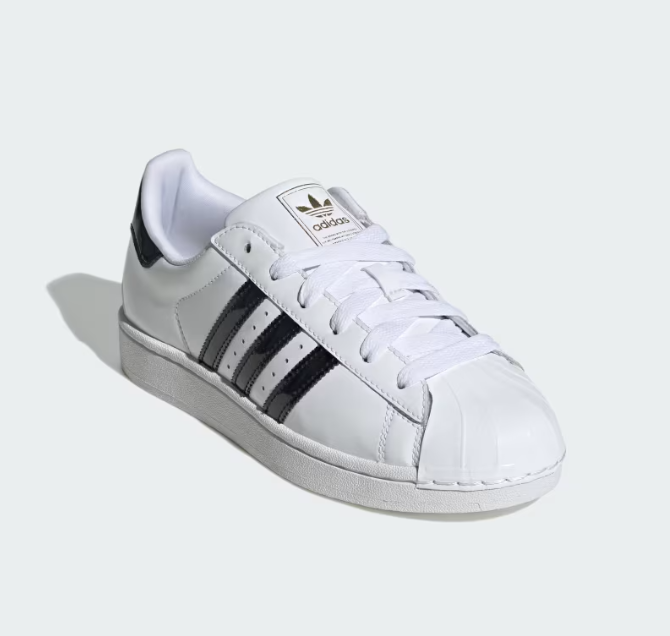adidas Superstar II White Black Gold Metallic (Women's)