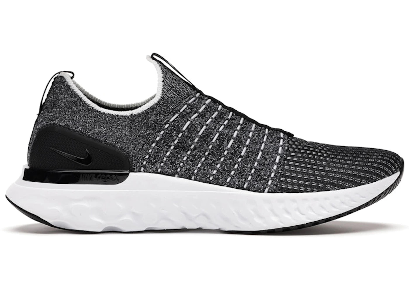 Nike React Phantom Run Flyknit 2 Black White Blend
