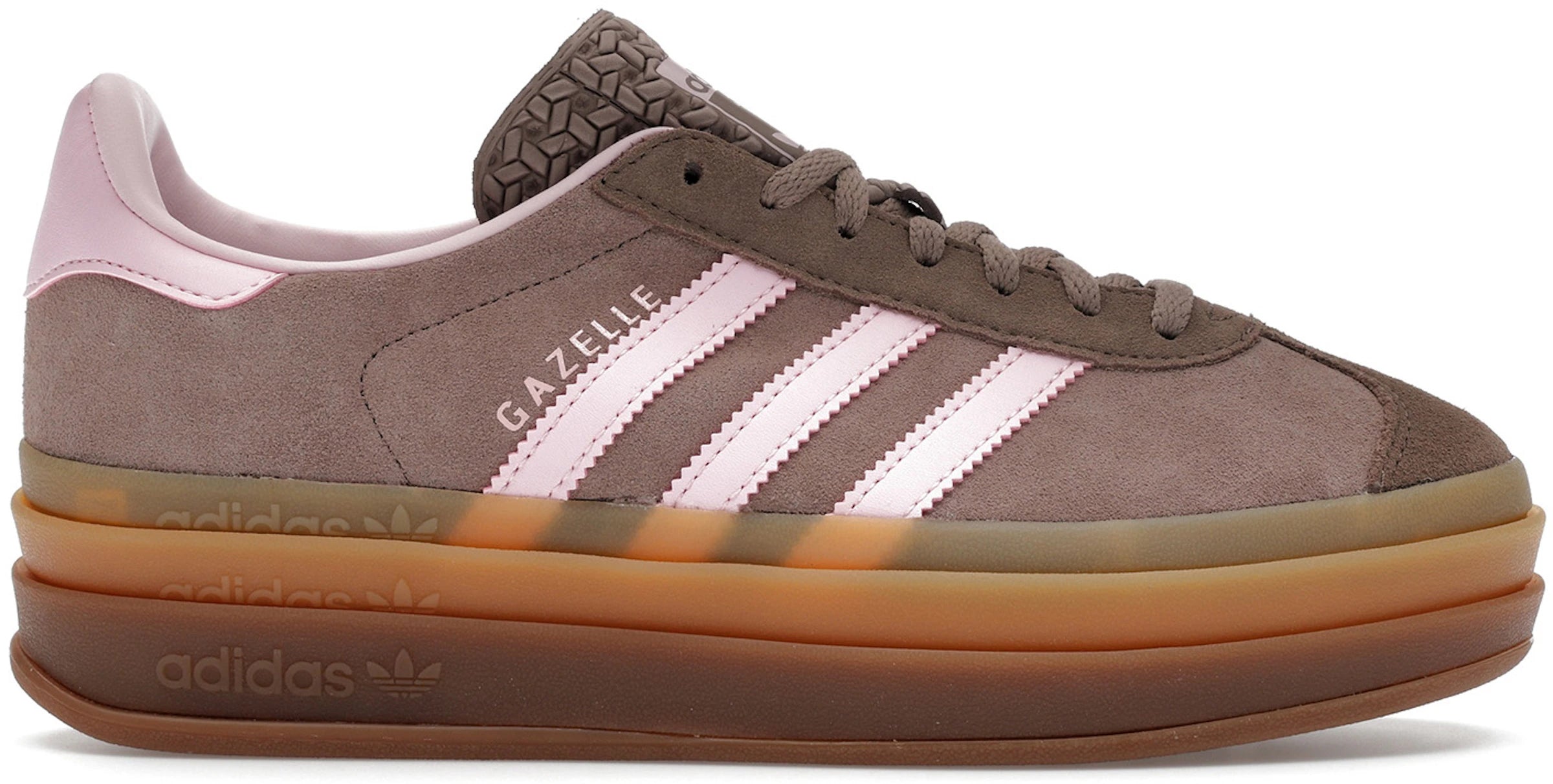 adidas Gazelle Bold Trace Brown Clear Pink (Women's)