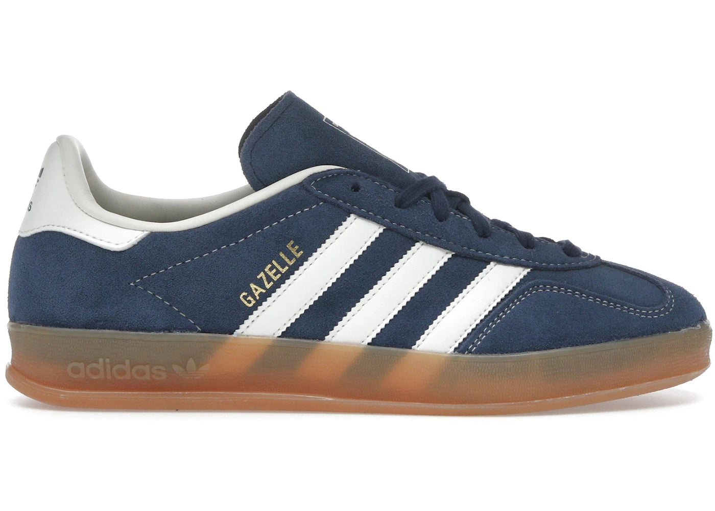 adidas Gazelle Indoor Night Indigo Off White Gold Metallic