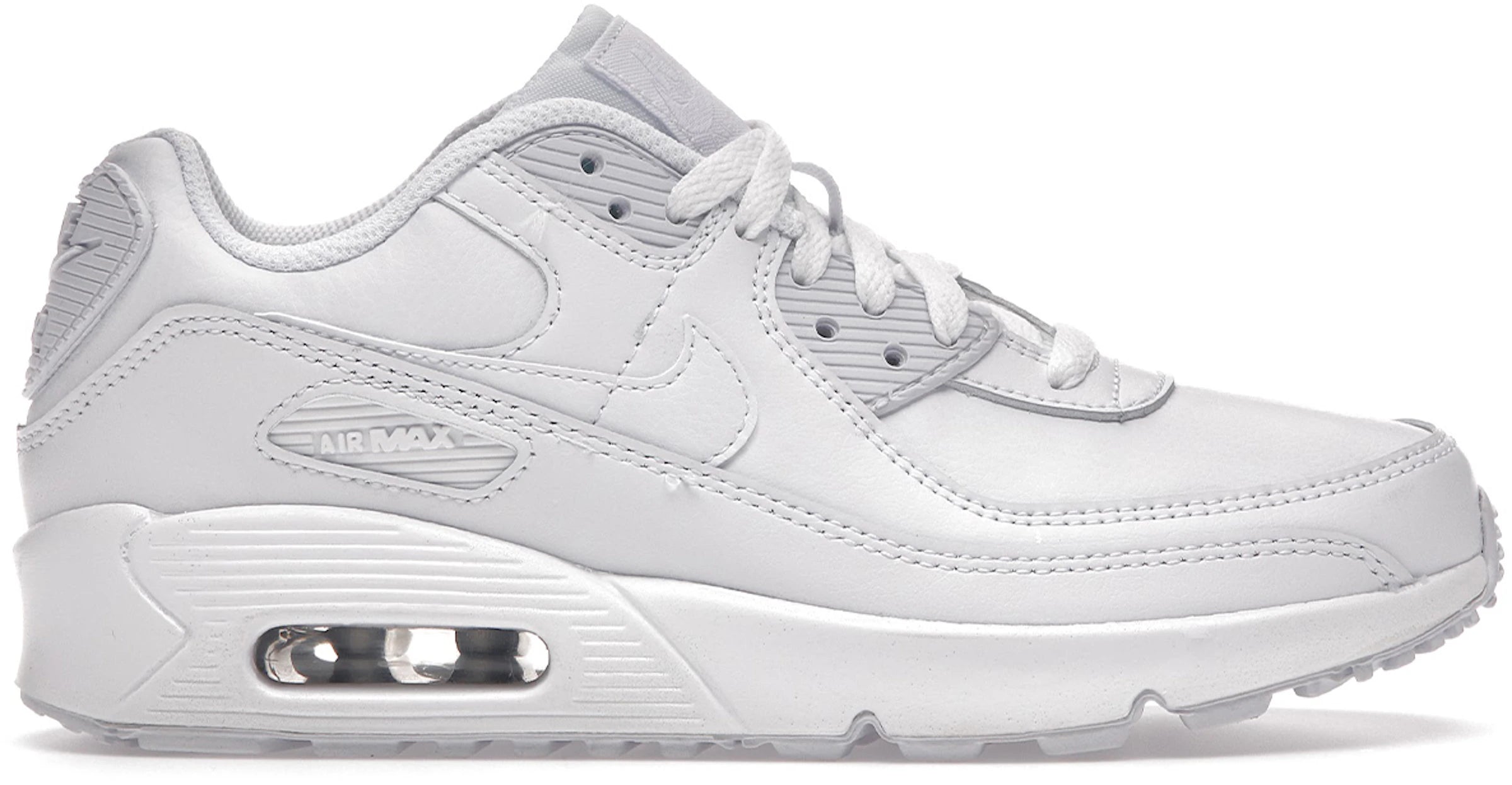 Nike Air Max 90 Recraft Triple White (GS)