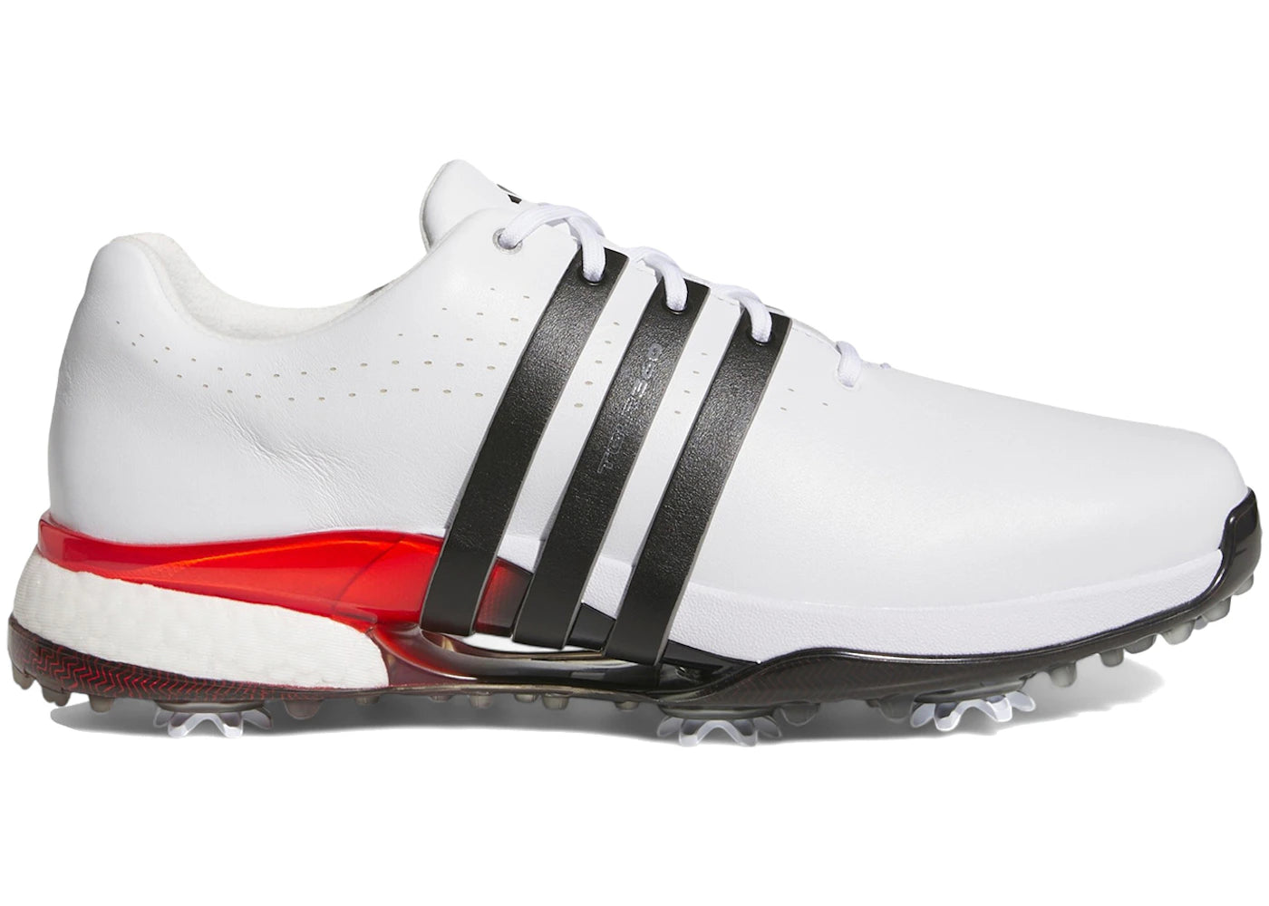 adidas Tour360 24 Golf Cloud White Core Black Lucid Red