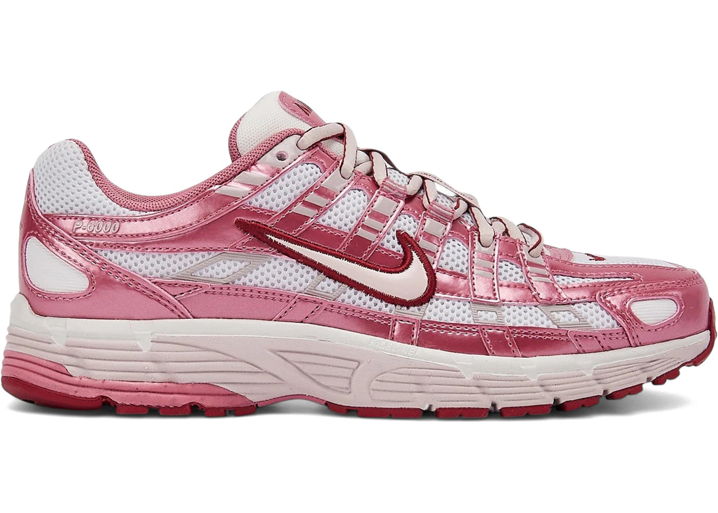 Nike P-6000 White Silt Red Peony (Women's)