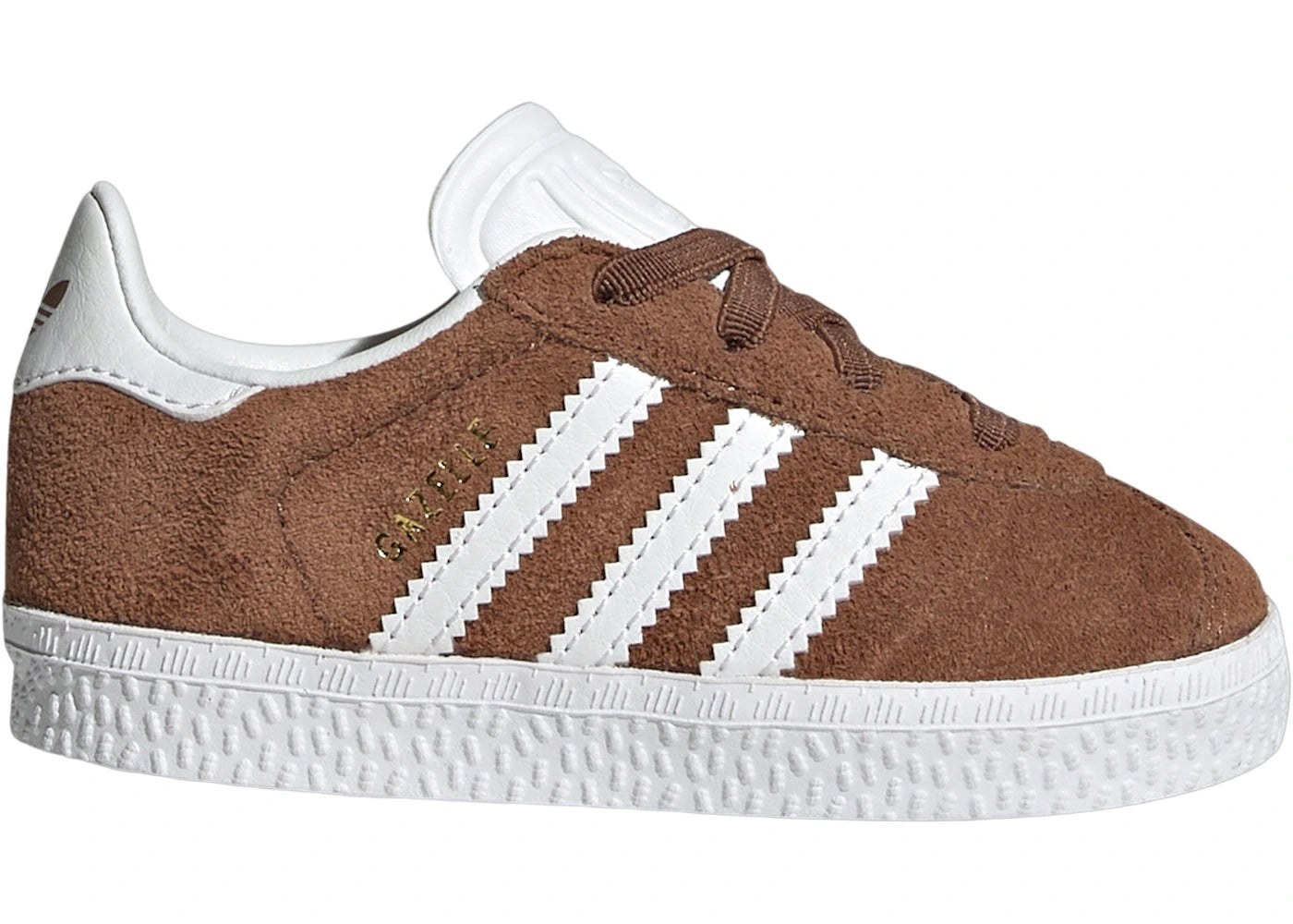 adidas Gazelle Comfort Closure Preloved Brown Cloud White Gold Metallic (TD)