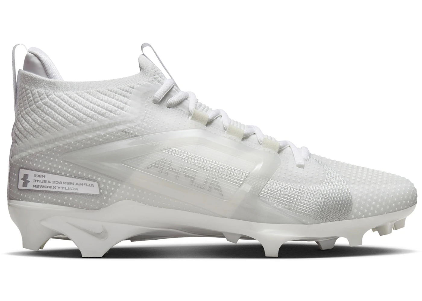 Nike Alpha Menace 4 Elite White Metallic Silver