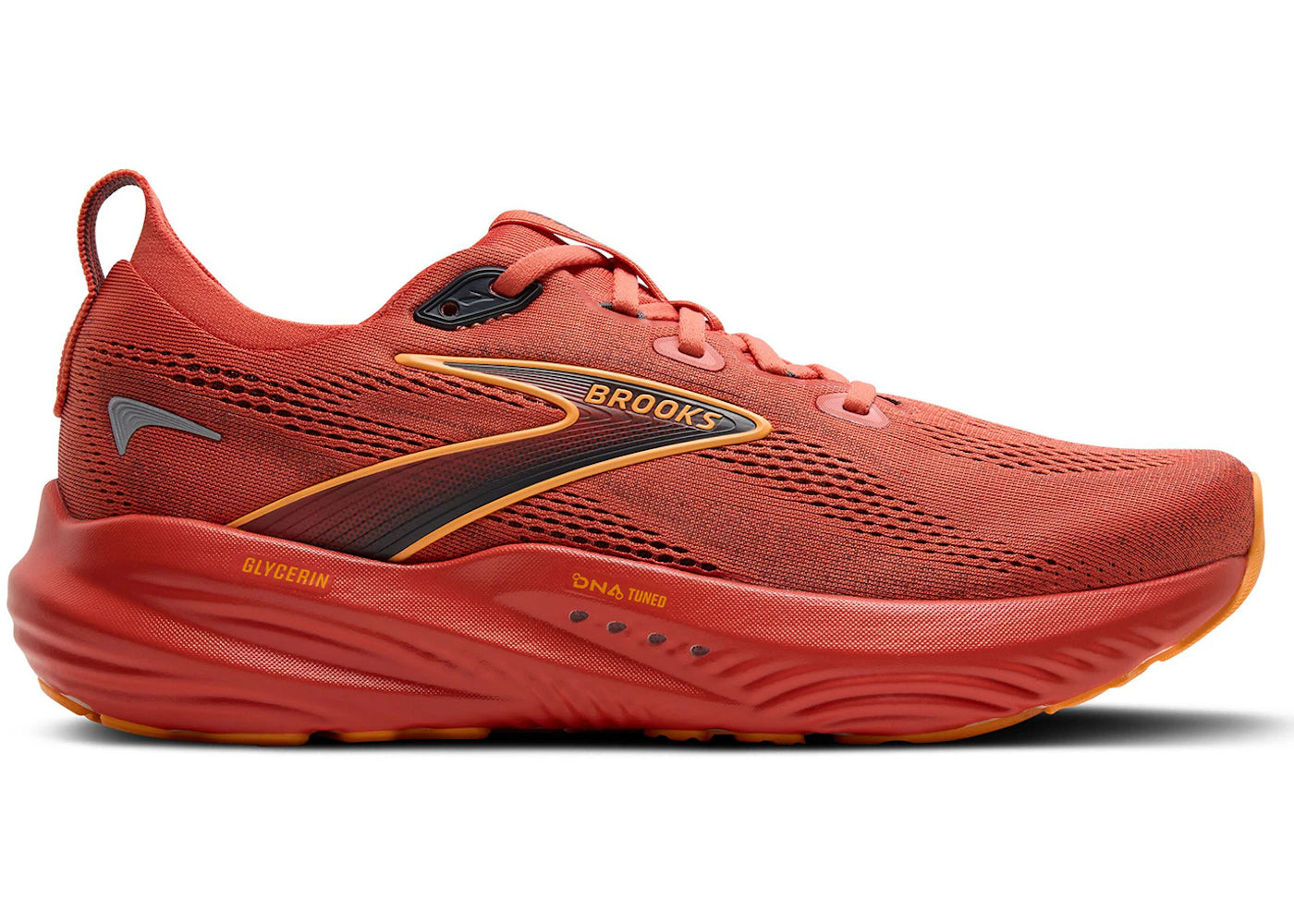Brooks Glycerin 22 Burnt Sienna Ebony Orange