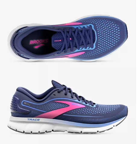 Brooks Women's Trace 2 Peacoat/Blue/Pink