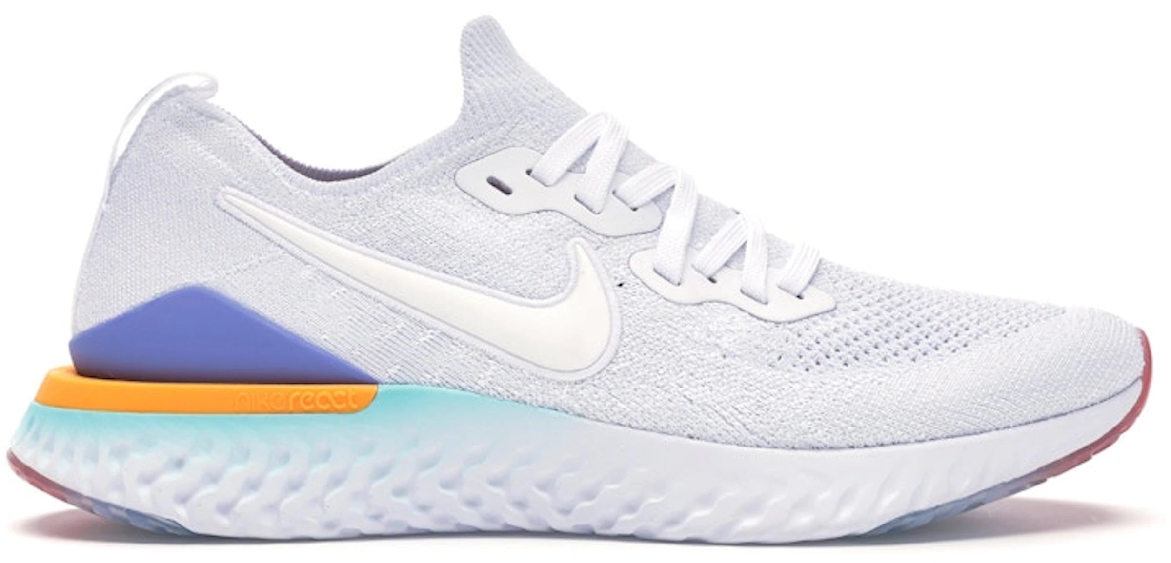 Nike Epic React Flyknit 2 White (Women's)