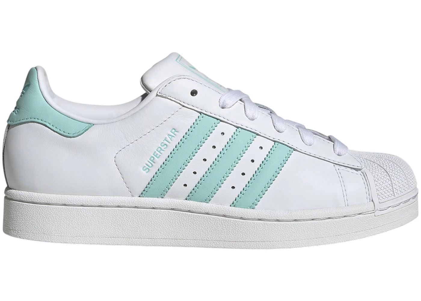 adidas Superstar II Cloud White Semi Flash Aqua Easy Mint (Women's)