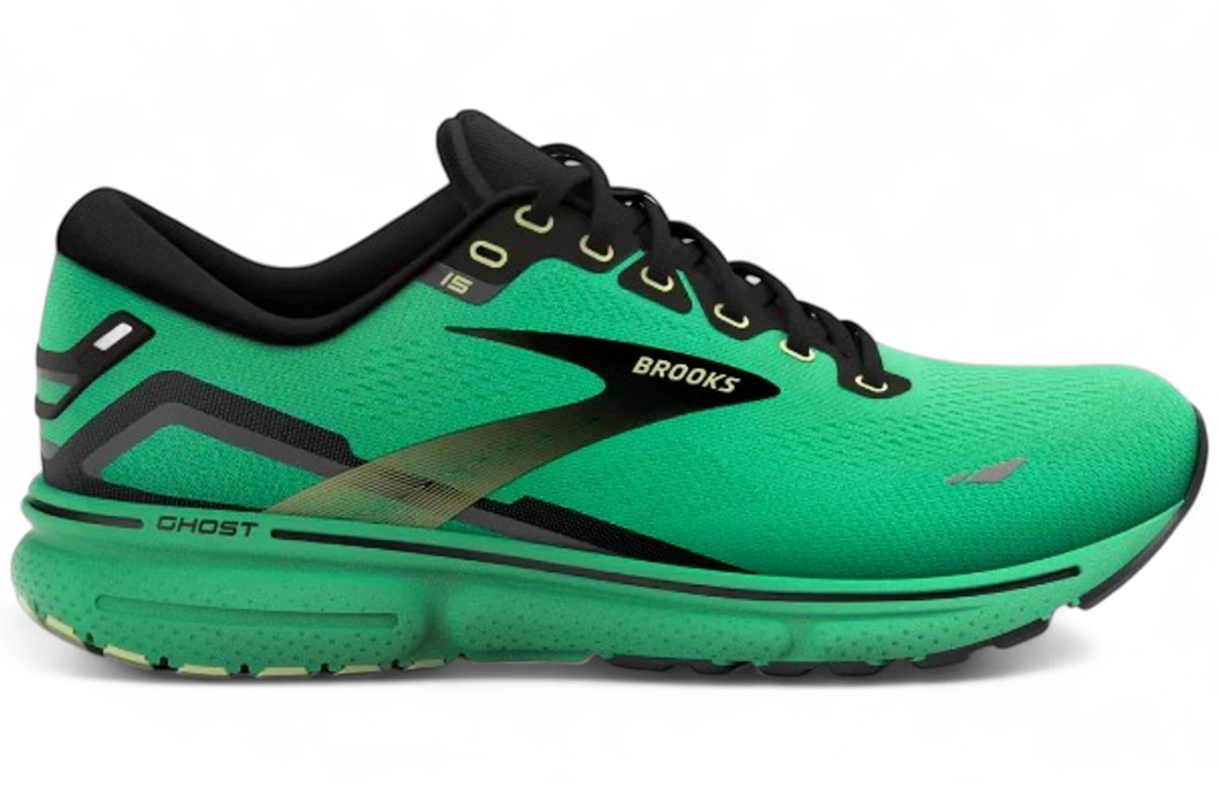 Brooks Ghost 15 Black Green