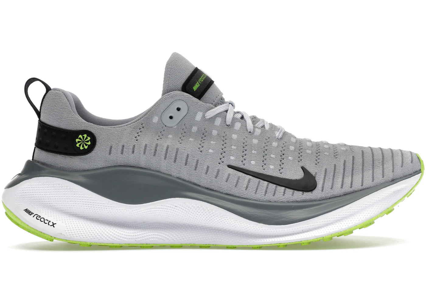 Nike ReactX Infinity Run 4 Wolf Grey Lime