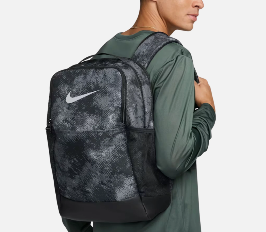 Nike Brasilia Backpack Camo Travel Training Gym Bag